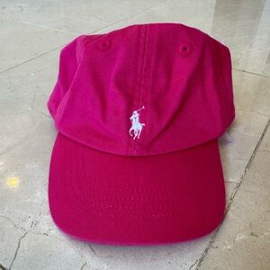 Ralph Lauren Baby Pink Pony Hat 12–24M Baseball Cap Toddler